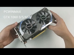 GTX 1060 3GB 5GB 6GB Bellek Oyun Grafik Kartları 192bit 400W Fan 6pin