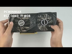 PCWINMAX RTX Grafik Kartı RTX 3060ti 8GB Çift Fanlar 12Pin 220W HDM1/DP Masaüstü İçin