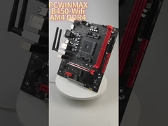 PCWINMAX B450 AM4 DDR4 WiFi Ana Kartı - Bilgisayarınız için Yüksek Performanslı, Güvenilir Bağlantı