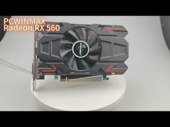 Radeon RX 560 4GB 128-Bit Tek Fan Grafik Kartı Oyun ve Multimedia için Süzme Performans