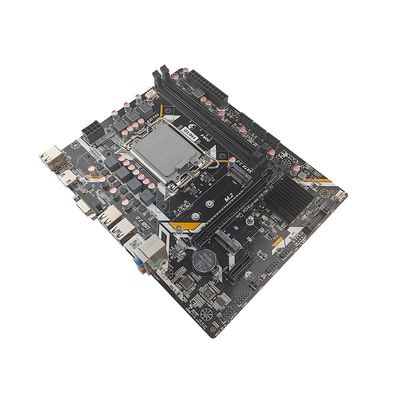 PCWINMAX H610 Double Channel DDR4 Motherboard Supporting12th 13th and 14th Gen i3 i5 i7 i9 Processor SATA 6Gb/s M.2 Slots mATX LGA1700 Mainboard