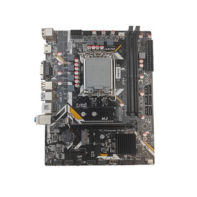 PCWINMAX H610 Double Channel DDR4 Motherboard Supporting12th 13th and 14th Gen i3 i5 i7 i9 Processor SATA 6Gb/s M.2 Slots mATX LGA1700 Mainboard
