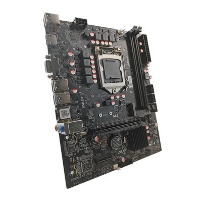 PCWINMAX H510 Chipset LGA1200  VGA+HD Output Micro ATX Mainboard Support Core 10th & 11th Gen Dual DDR4 Memory Channel
