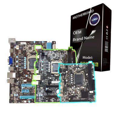 H 61 Madencilik Anakart Soketi LGA 1155 DDR3 I3 I5 I7 800MHz 1066MHz 1333MHz