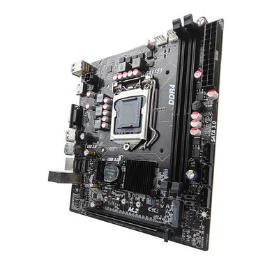 PCWINMAX H110 LGA1151 Micro ATX Masaüstü Anakart, DDR4 Çift Kanal Desteği 6. 7. Nesil i3 i5 i7 CPU, Ofis ve Oyun Bilgisayarı için, OEM Toptan