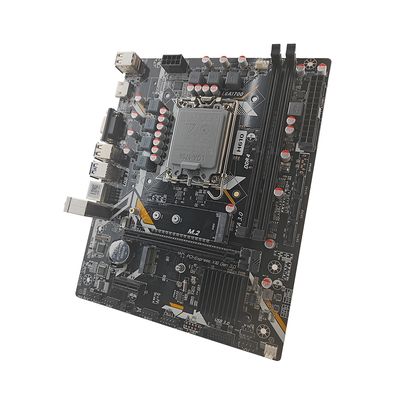 PCWINMAX H610 Çift Kanal DDR4 Anakart 12., 13. ve 14. Nesil i3 i5 i7 i9 İşlemci Desteği SATA 6Gb/s M.2 Yuvaları mATX LGA1700 Anakart