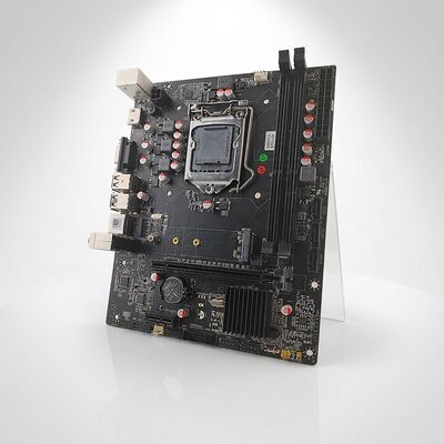 PCWINMAX Ana Kartı B75 LGA1155 MATX DDR3 16GB'ye kadar M.2 SATA3 HD VGA Portları Office PC ve İş Sistemleri için Masaüstü Kartı